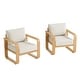 preview thumbnail 55 of 122, Spruce & Spring Outdoor Patio Furniture Set Aluminum Sofa Accent Chair