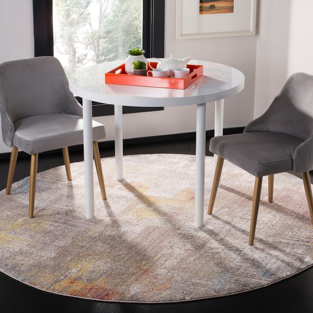 SAFAVIEH Monray Edrie Modern Abstract Polyester Rug