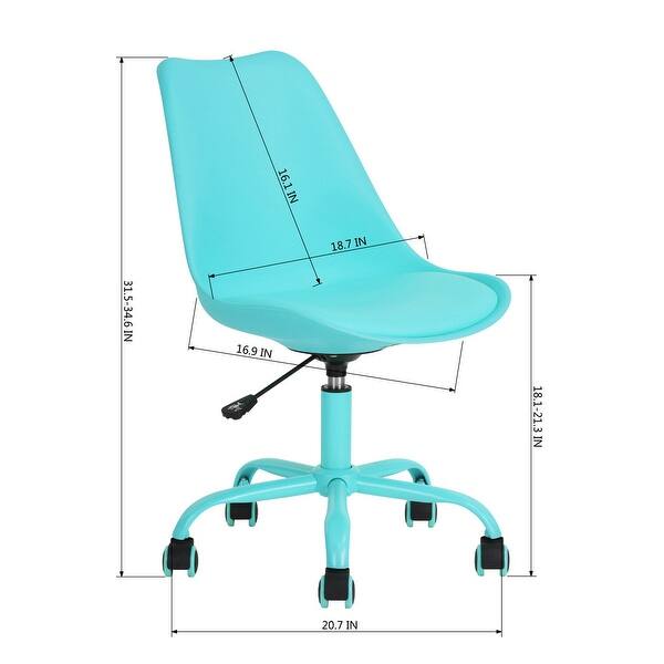 Adjustable Height Ergonomically Office Chair with Casters for