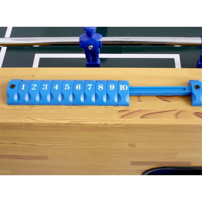 54" Hurricane Foosball Table for Family Game Rooms with Cherry Finish