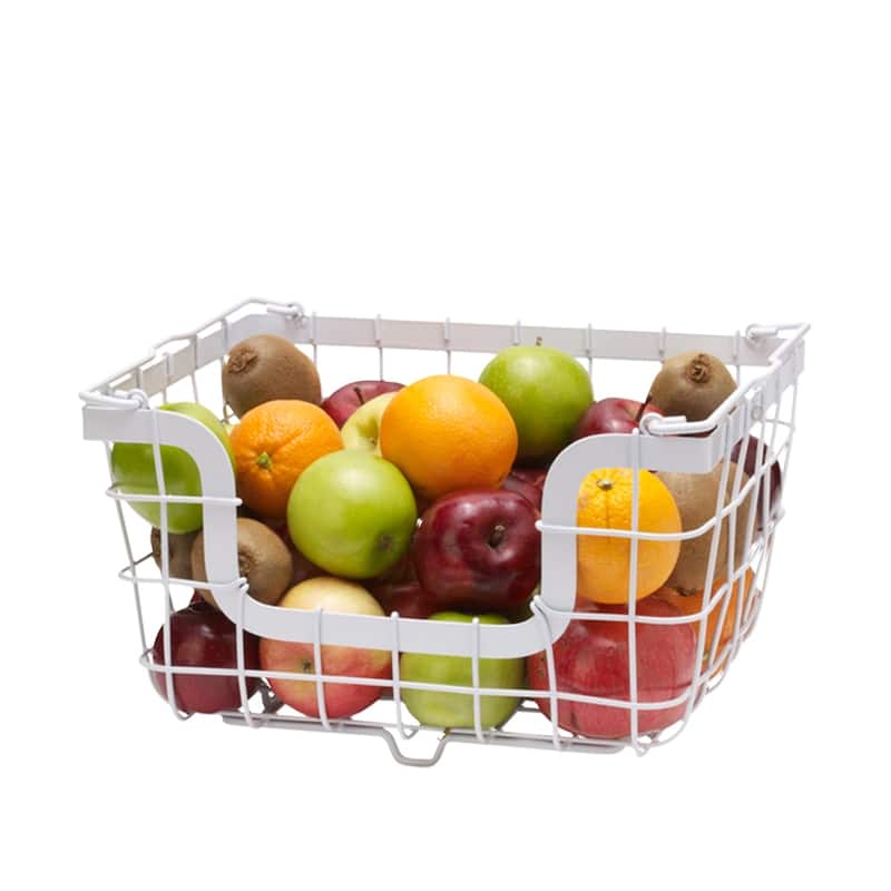 Gourmet Basics by Mikasa White Stacking Basket
