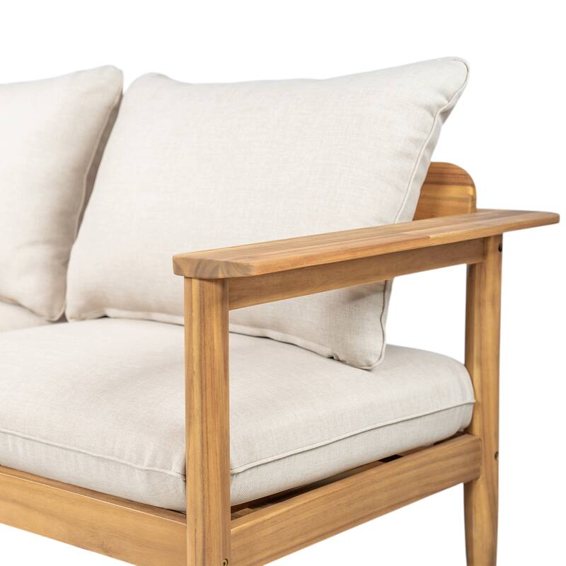 Christopher Knight Home - Jinx Outdoor Acacia Wood Loveseat