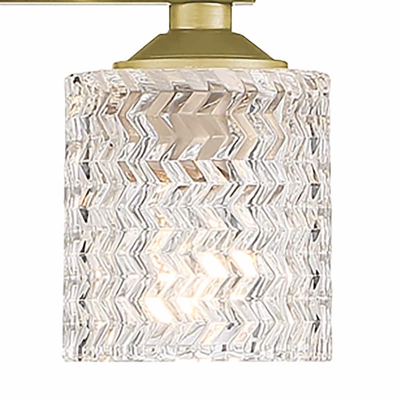 Moulins 3-ight Linear Modern Farmhouse Rectangle Chandelier with UL Certified - 25in