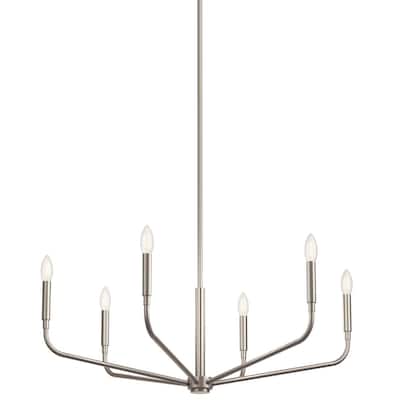 Kichler 52718 Madden 6 Light 32" Wide Taper Candle Style Chandelier