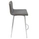preview thumbnail 16 of 28, Mason Contemporary Swivel Counter Stool Upholstered in Faux Leather (Set of 2) - N/A