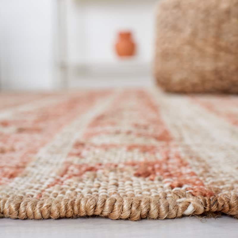 SAFAVIEH Handmade Kilim Antjelina Bohemian Jute Fringe Rug