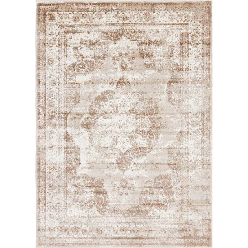 Transitional Fredo Collection Area Rug - 7'x10' - Beige