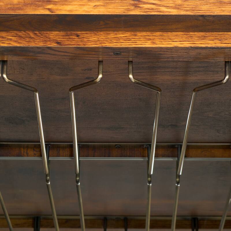 SEI Furniture Dayforth Bar Cabinet - 26"W x 16"D x 68"H