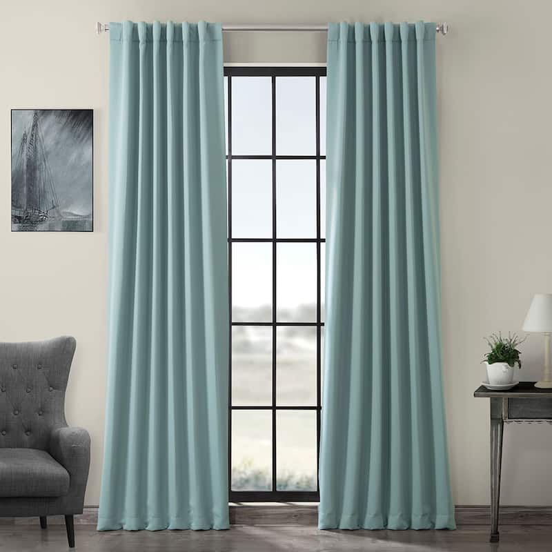 Exclusive Fabrics Room Darkening 108-inch Curtain Panel Pair