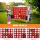 preview thumbnail 5 of 8, Gymax Jumbo 4-to-Score Game Set 4 in A Row Kids Adults w/ 42 Jumbo