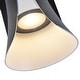 preview thumbnail 5 of 6, Black and White H11.8" 2-light LED Outdoor Sconce