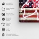 preview thumbnail 4 of 3, Wynwood Studio 'BBQ Pig' Americana and Patriotic Wall Art Canvas Print US Flags - White, Blue