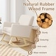 preview thumbnail 19 of 19, Costway Mid Century Rocking Chair Upholstered Armchair w/ Lumbar