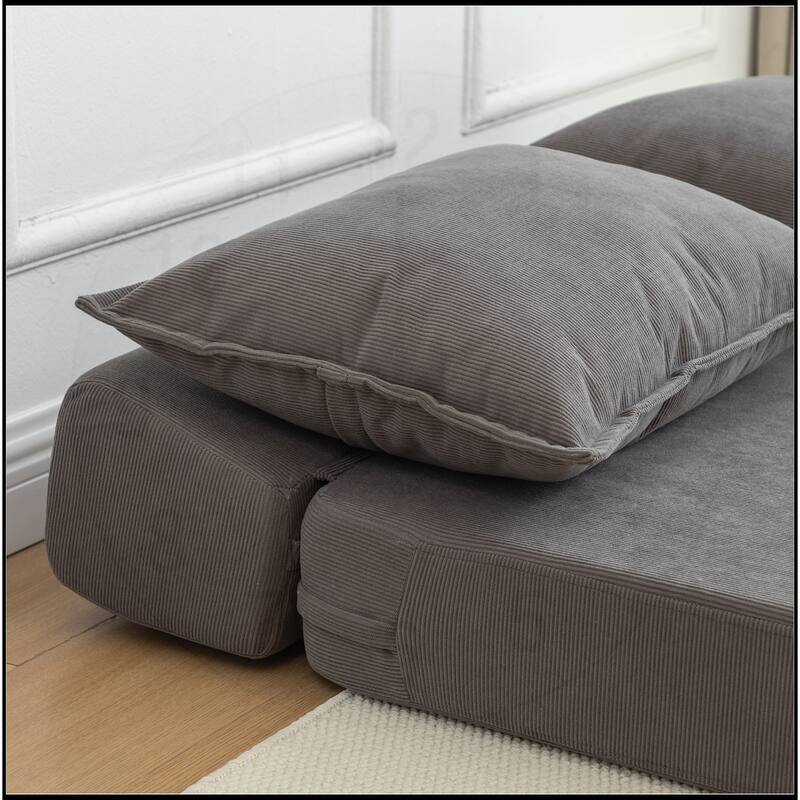 Foldable Sofa Bed Sleeper Lounge Chair with Pillow Floor Mattress