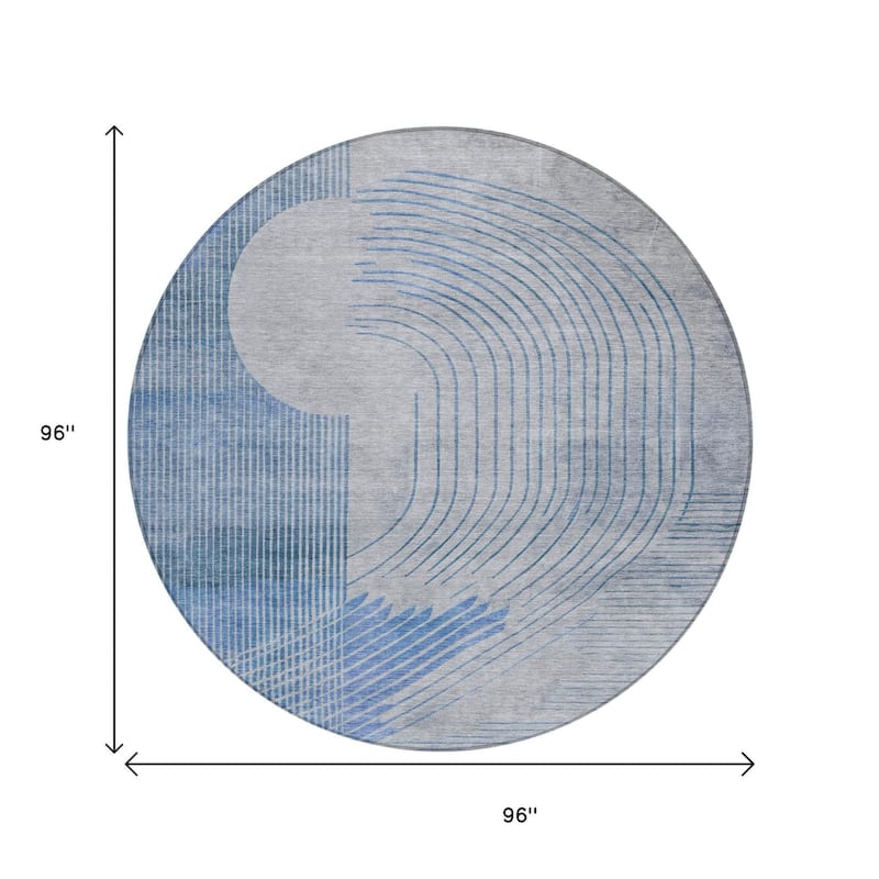 HomeRoots Geometric Transitional Rectangle Outdoor Rug