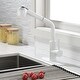 preview thumbnail 1 of 33, Single-Handle Pull-Out Sprayer Kitchen Faucet in Stainless Matte White