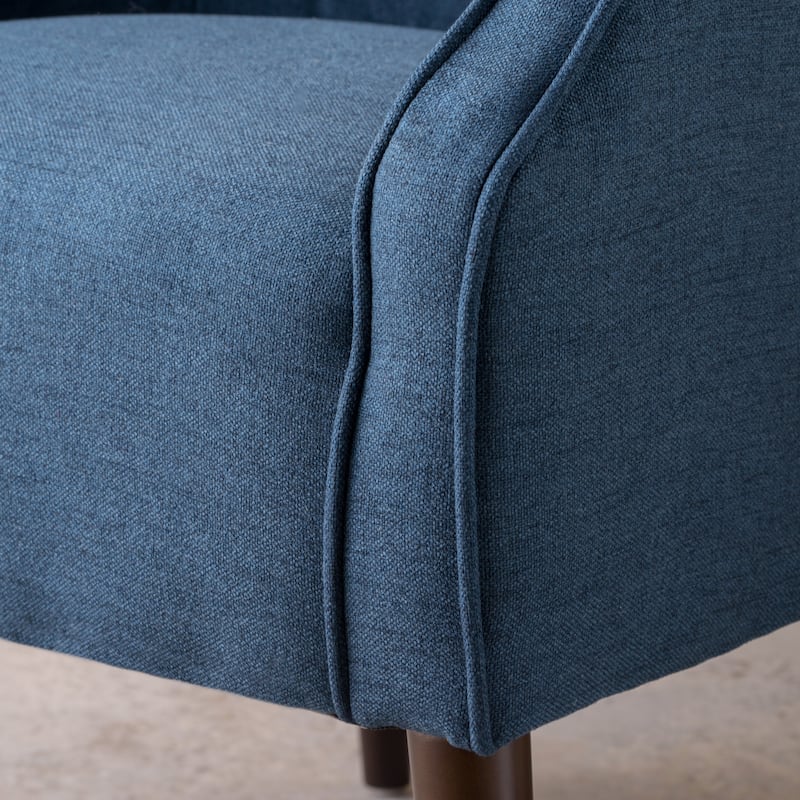 Navy Blue 28.75" Button Tufted Club Chair