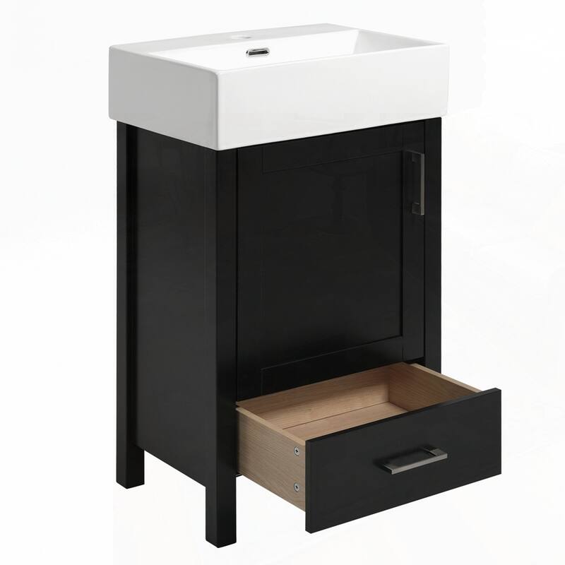 Bathroom Vanity with Ceramic Sink