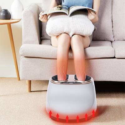 Shiatsu Foot Massager With Deep Kneading, Heat Therap-y With Rolling Massage US