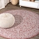 preview thumbnail 20 of 25, JONATHAN Y Medallion Textured Weave Indoor/Outdoor Area Rug