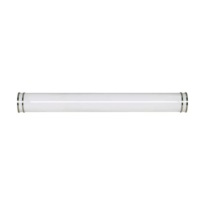 Glamour LED 49 inch Vanity Fixture Brushed Nickel Finish CCT Selectable 3K/4K/5K - Brushed Nickel