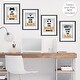 preview thumbnail 2 of 3, Sweet Jojo Designs Video Game Themed Boy Girl Gender Neutral Wall Decor Art Prints (Set of 4) Orange Black White Retro Game Room