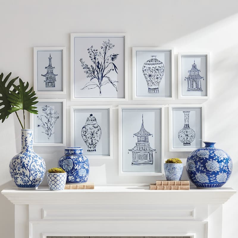 Chinoiserie Gallery, Set Of 8