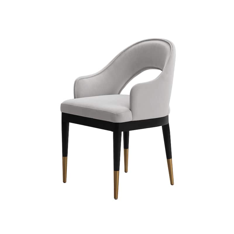 Manhattan Comfort Modern Carrington Velvet Dining Armchair