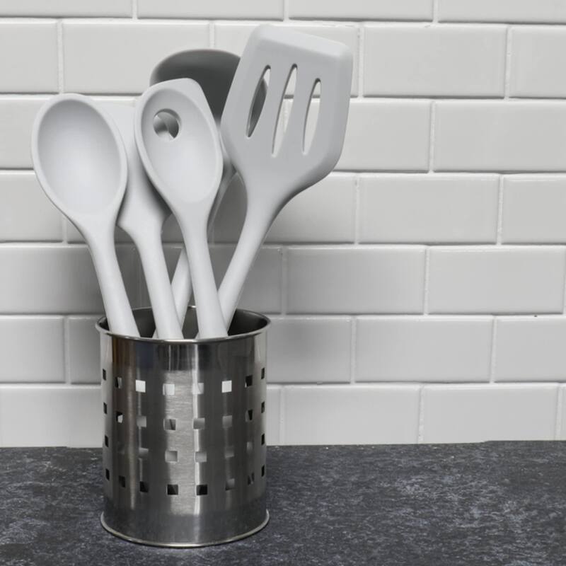 Chef Craft 5 Piece Premium Silicone Kitchen Tool and Utensil Set