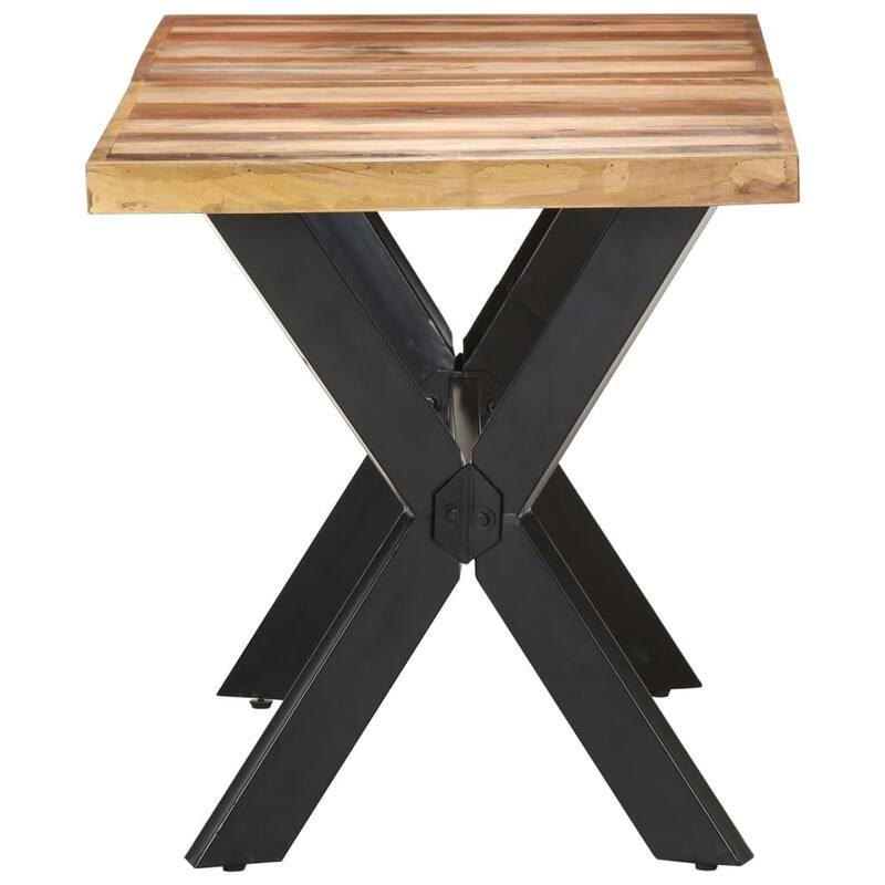 vidaXL Solid Wood Dining Table with Honey Finish Wooden Furniture Multi Sizes