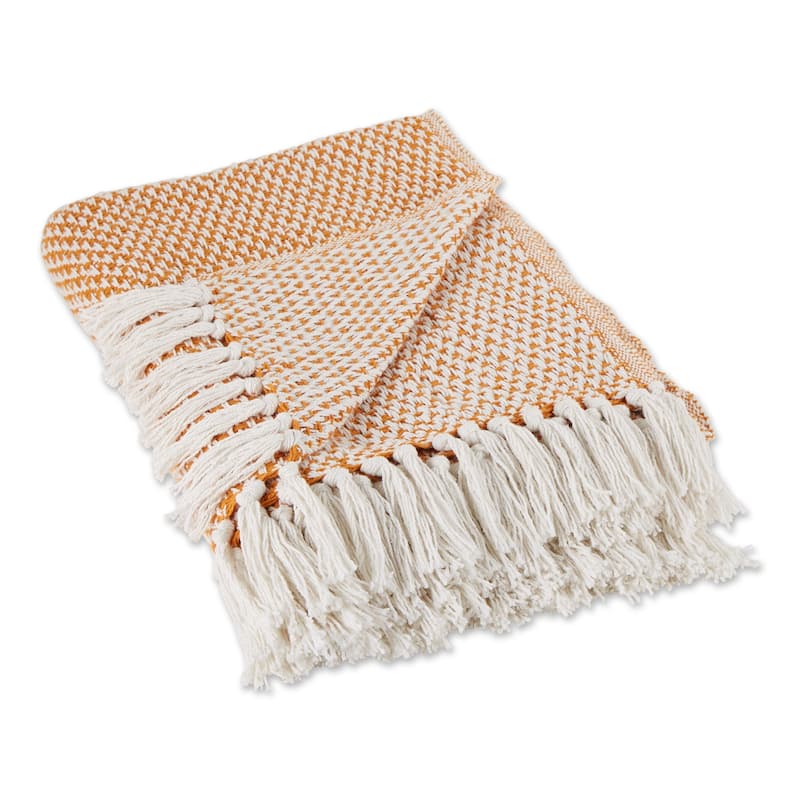 DII Woven Decorative Throw - Pumpkin Spice
