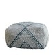 preview thumbnail 6 of 6, New Zealand Wool Square Pouf