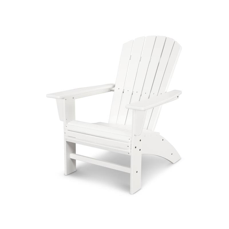 POLYWOOD Nautical Curveback Adirondack Chair