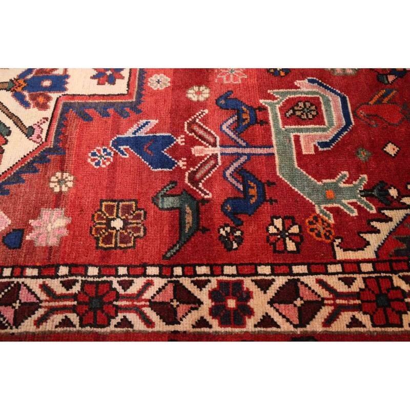 ECARPETGALLERY Hand-knotted Anadol Red Wool Rug - 6'6 x 9'9