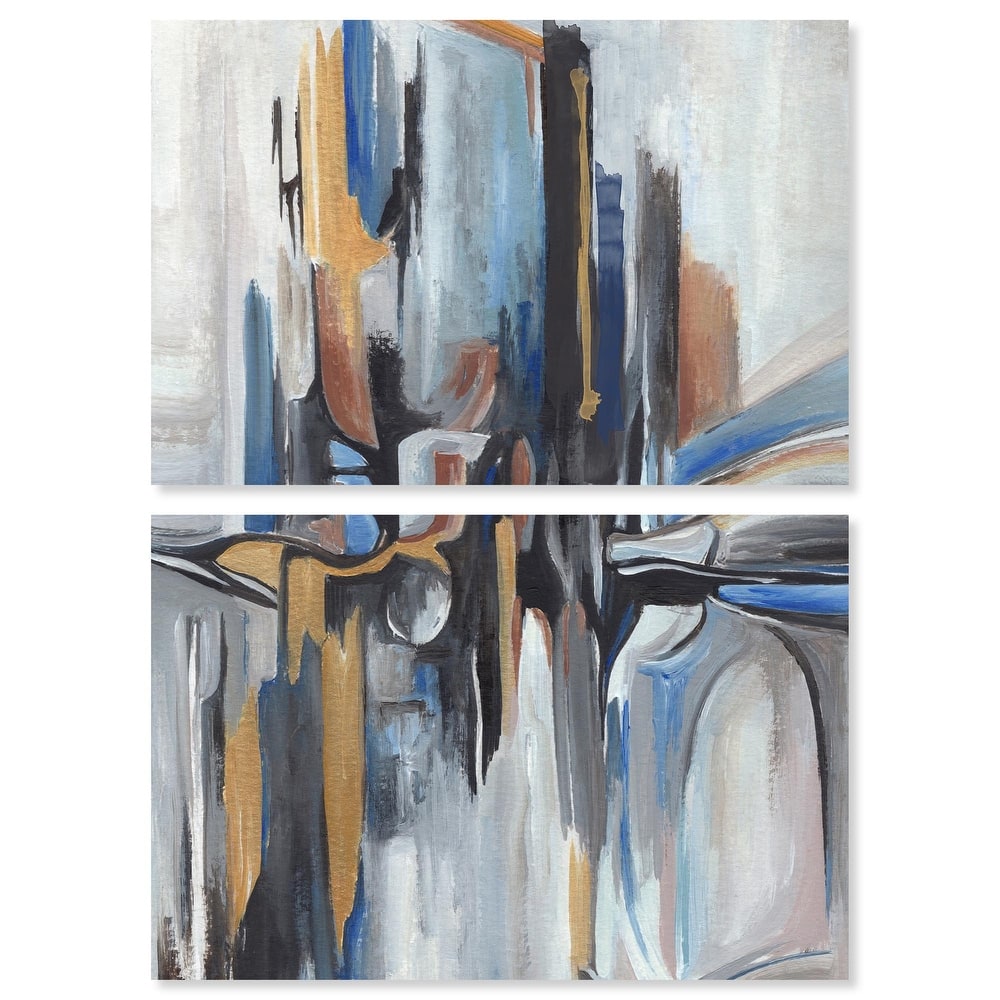 Meditation Mood Canvas Set of 2 by Art Remedy, Gallery Wrapped