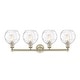 preview thumbnail 2 of 28, Innovations Lighting Athens Water Glass - 4 Light 35" Bath Vanity Light.