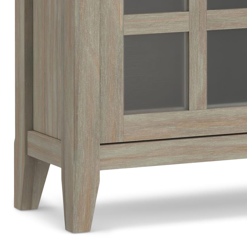WYNDENHALL Normandy SOLID WOOD Entryway Storage Cabinet
