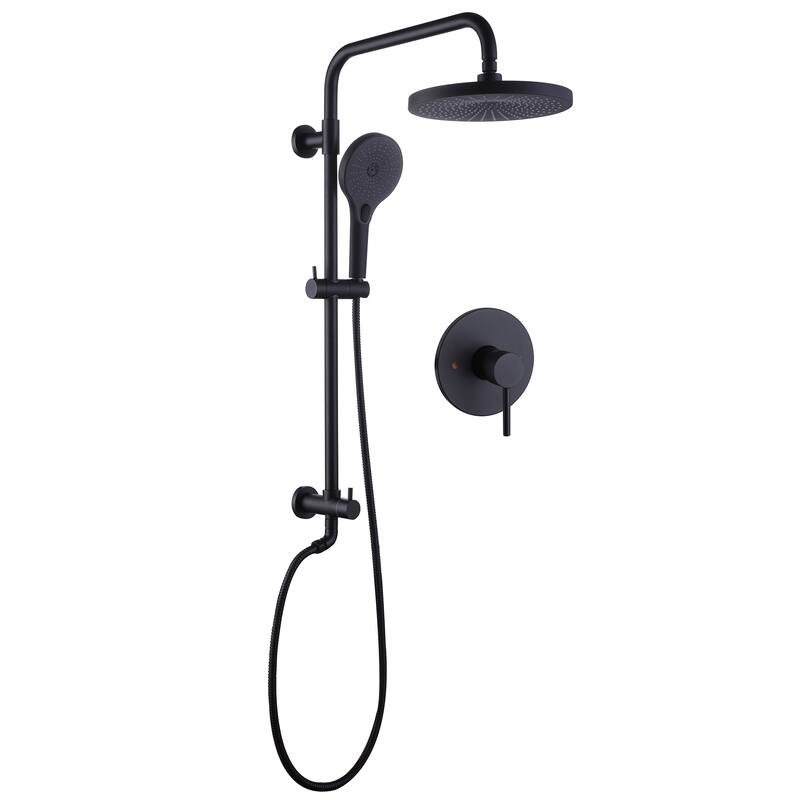 Rbrohant Bathroom Rainfall Shower System with 3-Setting Handheld Shower