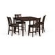 Furniture of America Vays Espresso 5-piece Counter Height Dining Set ...