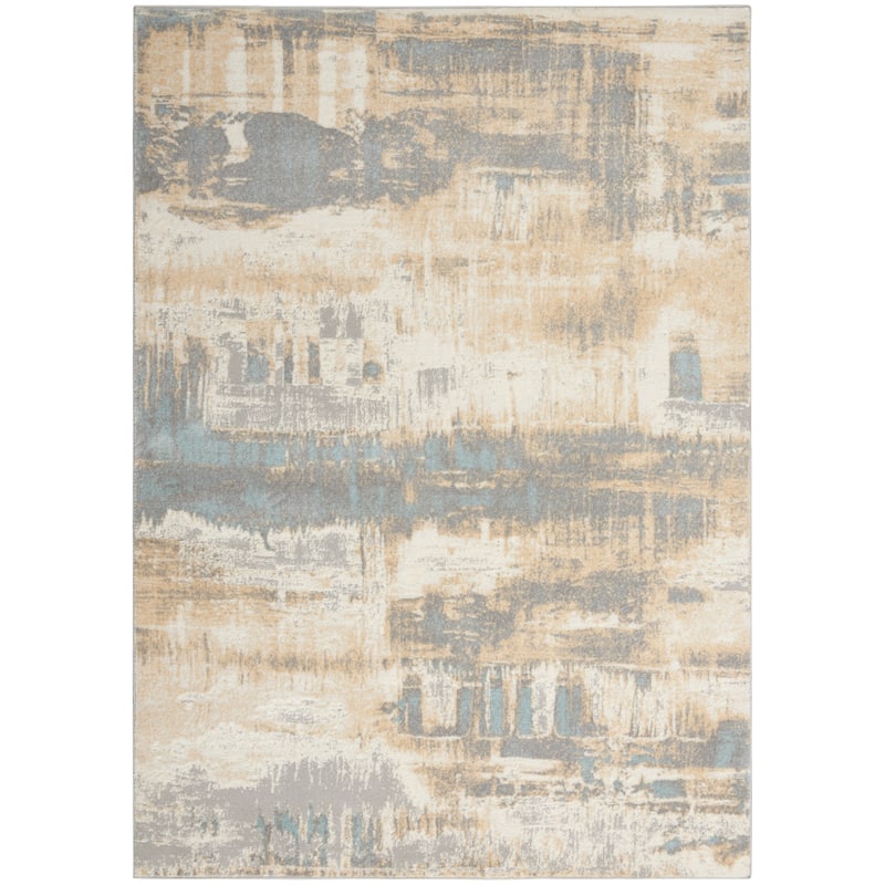 Calvin Klein Enchanting Contemporary Abstract Area Rug
