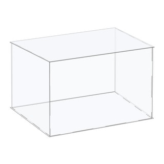 Acrylic Display Case Plastic Cube Storage Box Clear Assemble Showcase ...