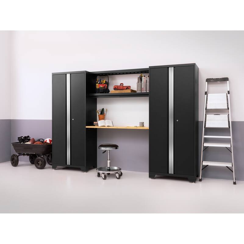 NewAge Products Bold Series 2-pc. Steel Garage Cabinet Set