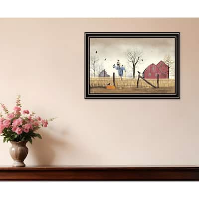 HomeRoots After the Harvest Black Framed Wall Art