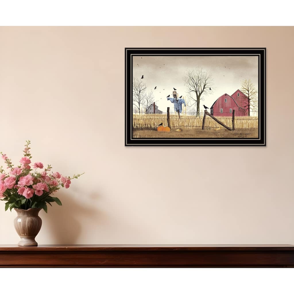 HomeRoots After the Harvest Black Framed Wall Art