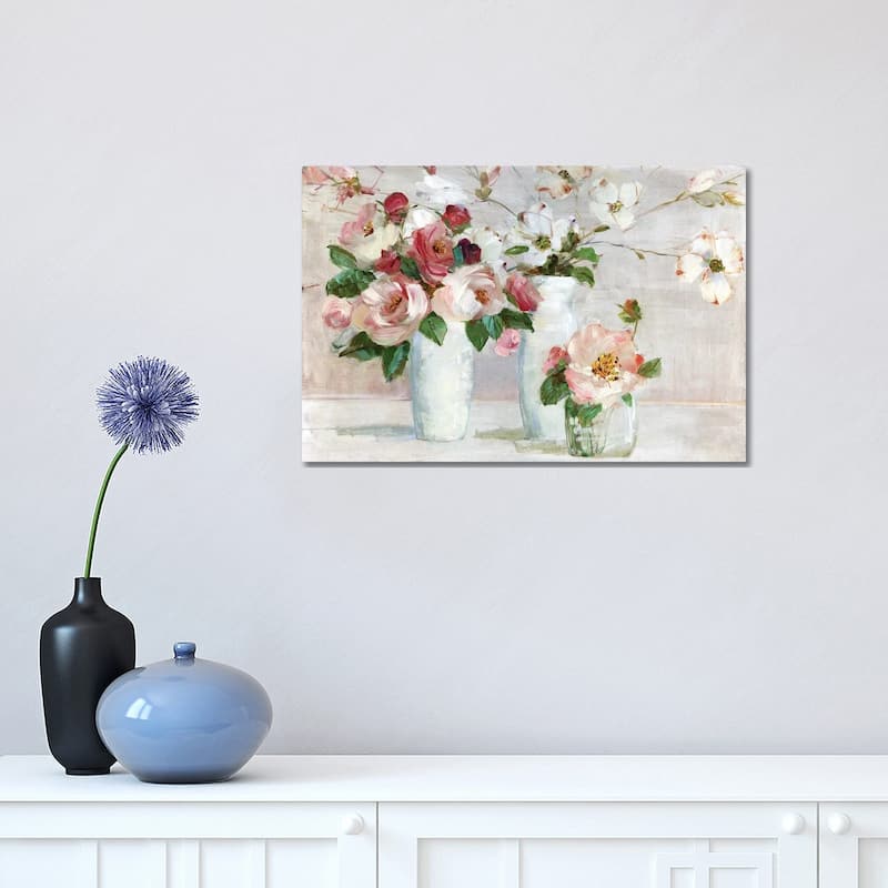 iCanvas "Shades of Blush" by Sally Swatland Canvas Print - 12x18x1.5