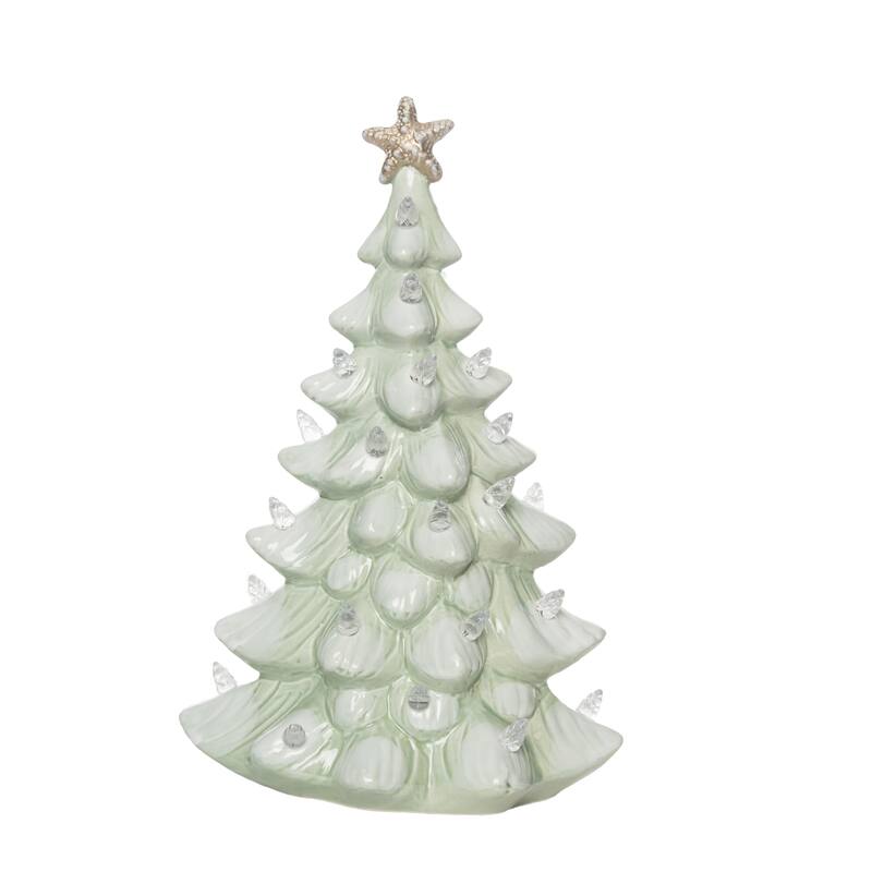 Transpac 11.8 in. Green Holiday Coastal Tree
