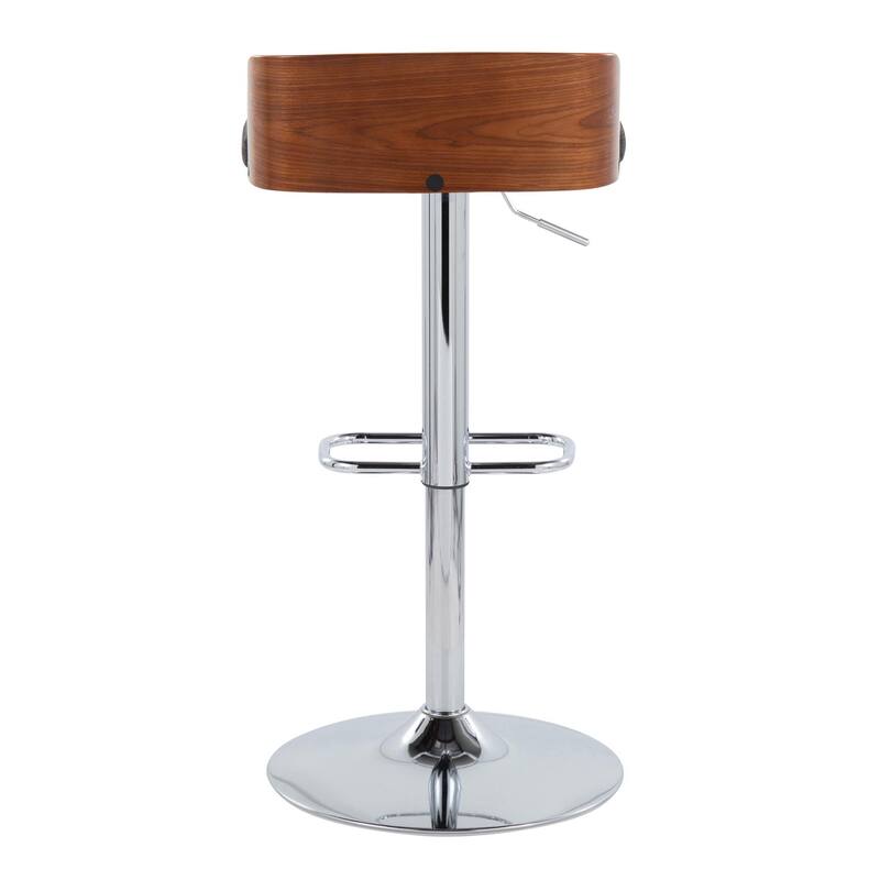 Carson Carrington Marstrand Adjustable Bar Stool with Rounded Rectangle Footrest (Set of 2)