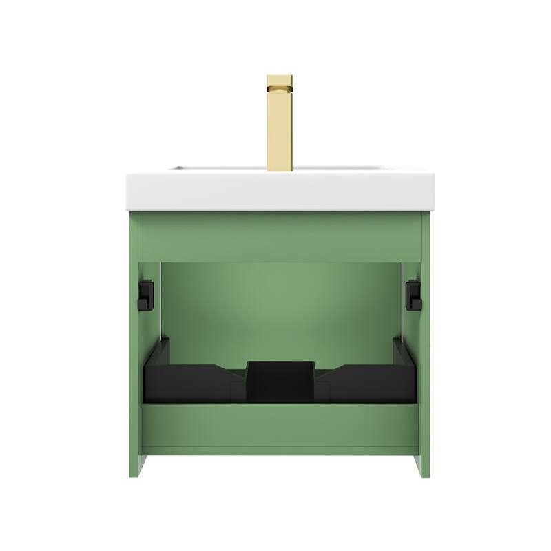 Floating Bathroom Vanity with Sink, Wall Mounted Vanity