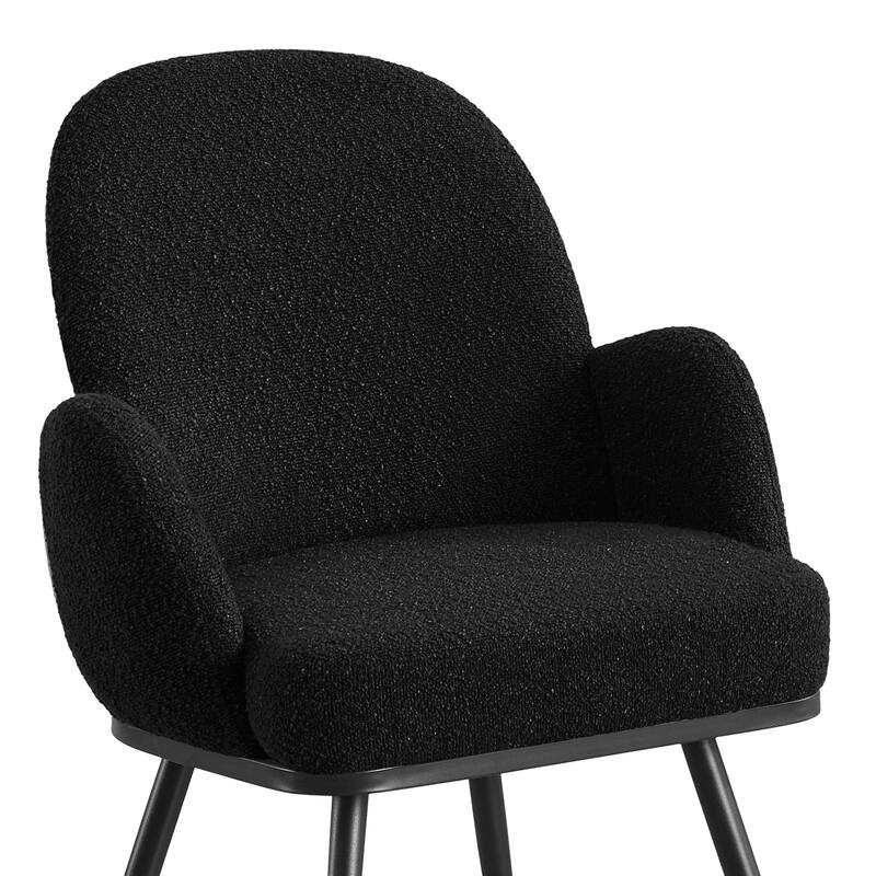Fabric Upholstered Dining Chairs Set of 2/4 with Arms - 34.8"H x 23.2"W x 22.8"D