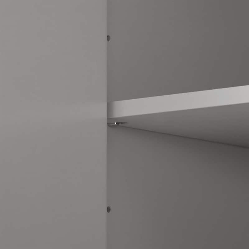Storage Cabinet with 2 Doors and 4 Drawers